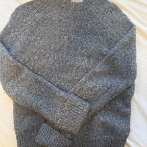 J. Crew Women's Gray Crewneck Sweater